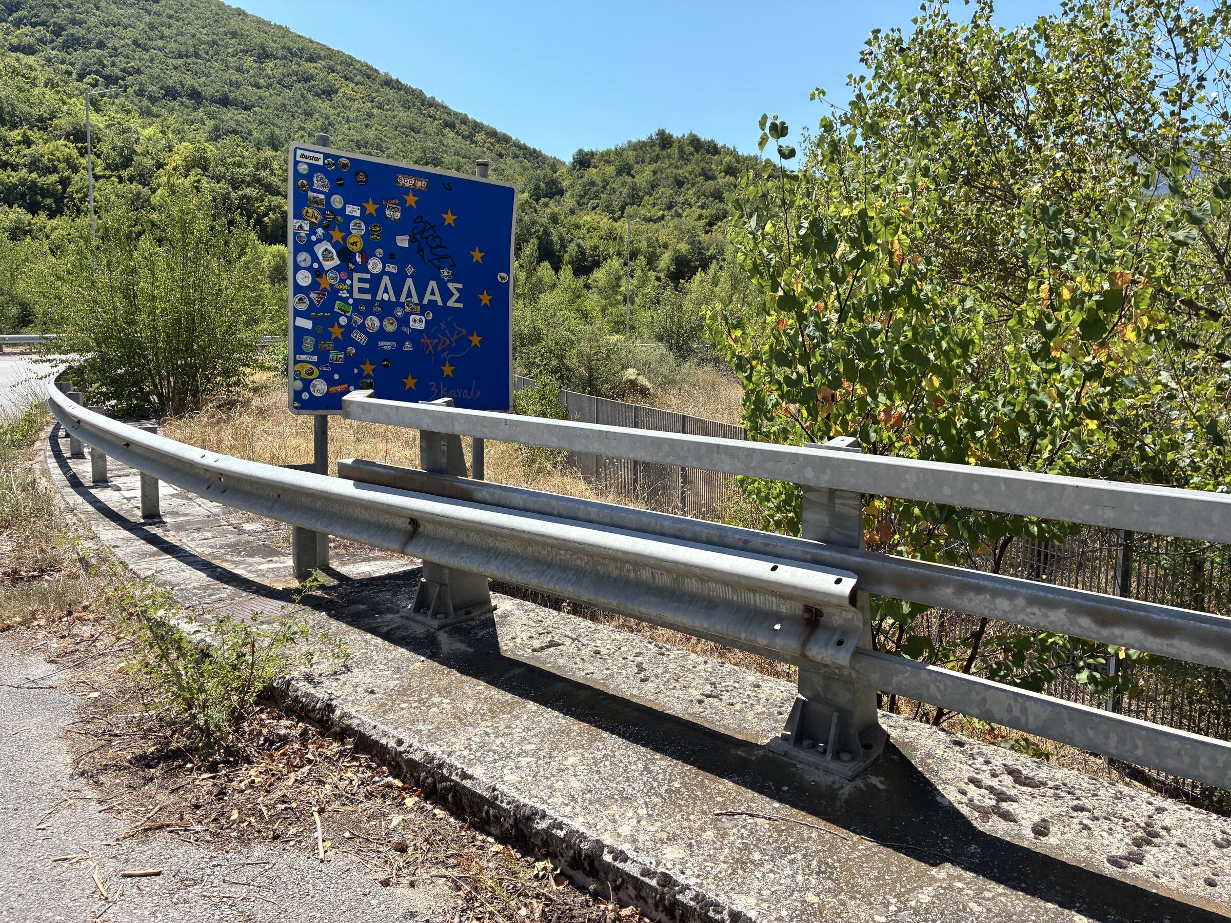 Griechenland-Schild