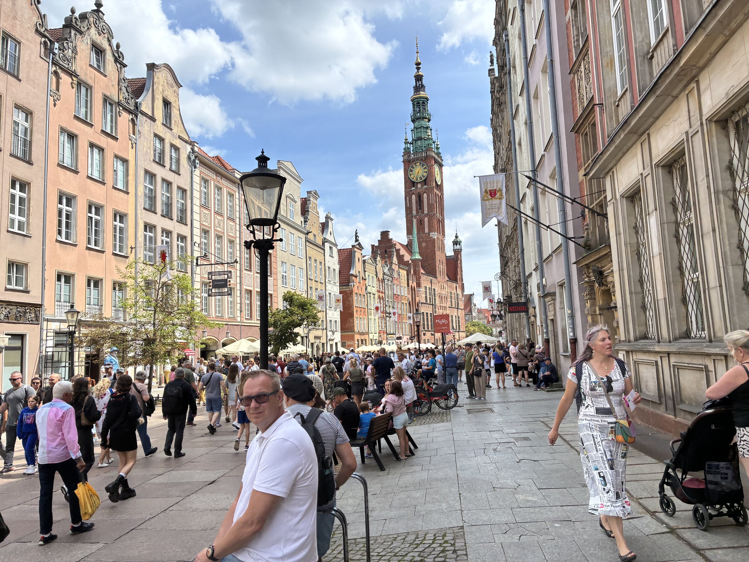Platz und Gebäude in der Innenstadt