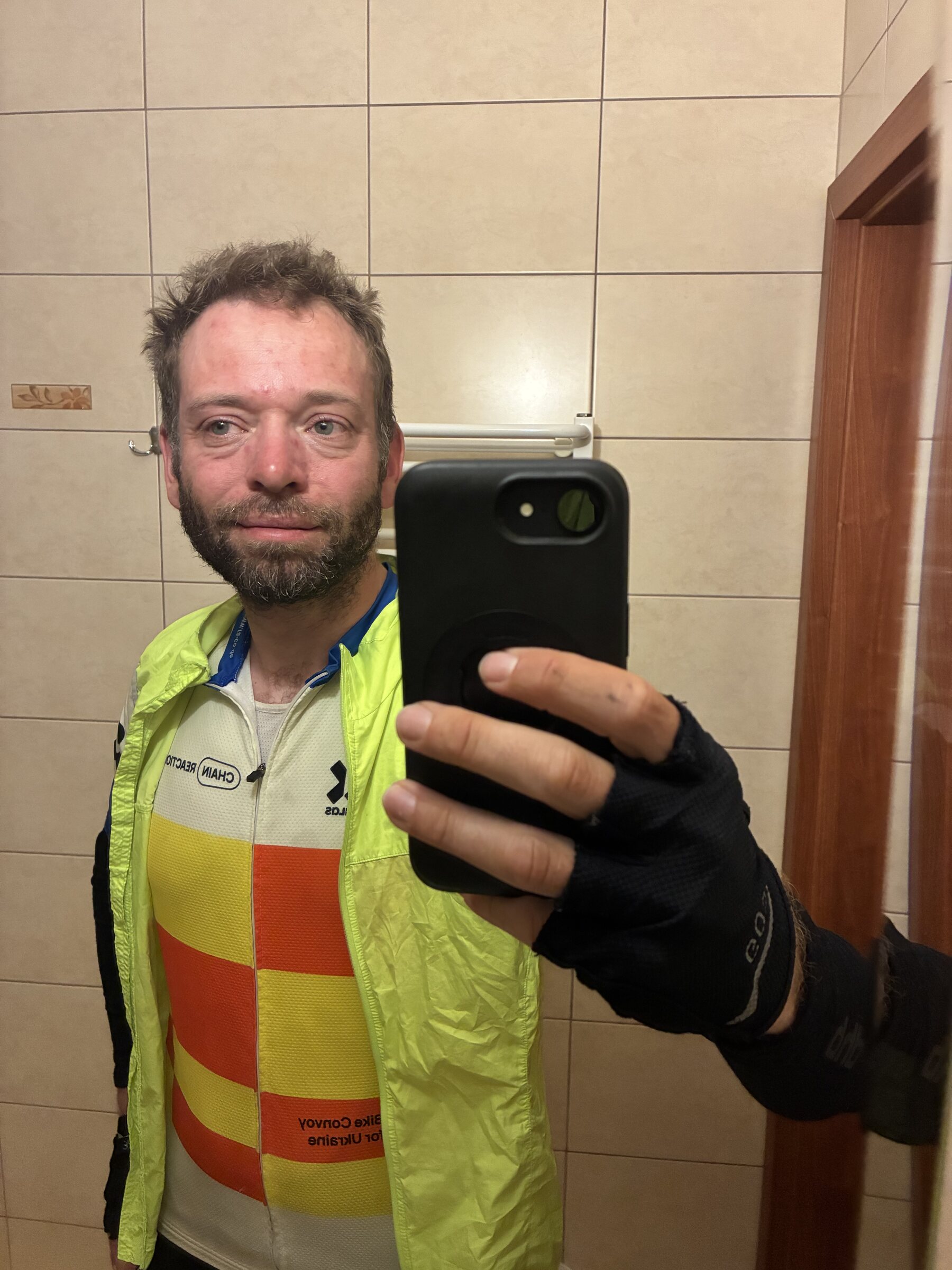 Falk vor dem Start
