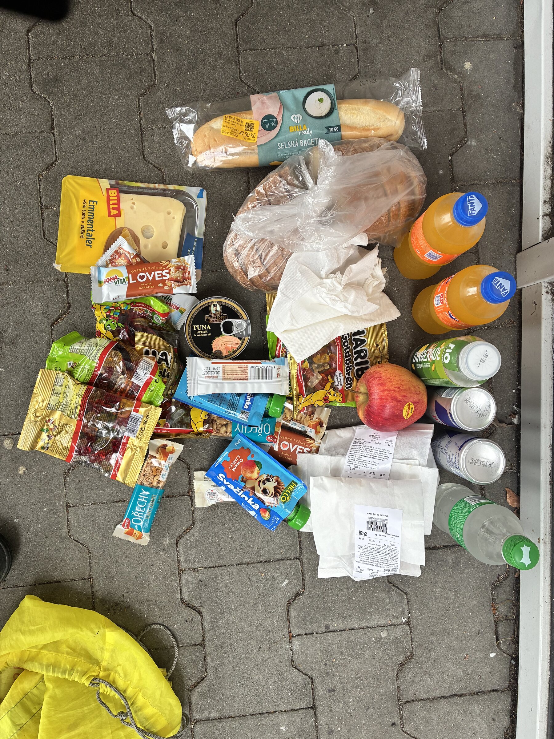 Einkäufe und Verpflegung