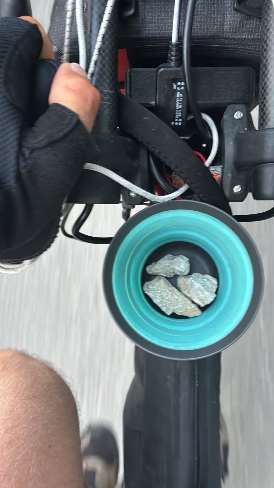 Detailaufnahme am Fahrrad